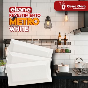 REVESTIMIENTO ELIANE METRO WHITE