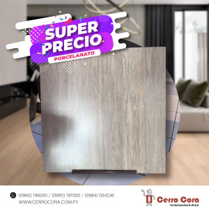 Porcelanato rectificado simil madera