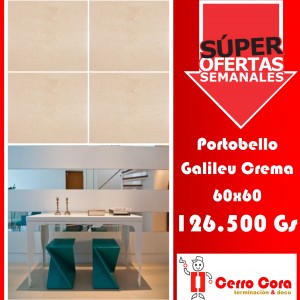 Porcelanato Portobello Galileu Crema.