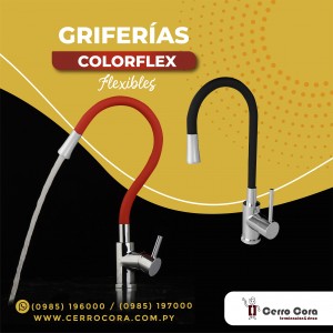 Grifería flexible, color flex