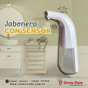 Jabonera con Sensor