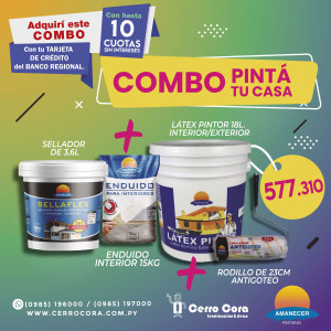 Combo de pinturas