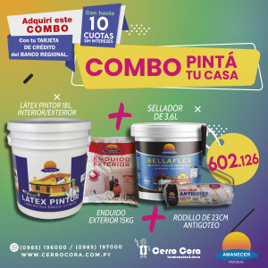 Combo de pinturas