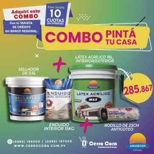 Combo de pinturas